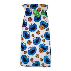 Sesame Street Decorative Throw 60" X 70" Recycled Polyester Cookie Monster